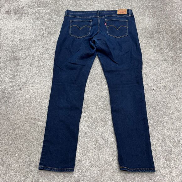 Levi's 311 Shaping Skinny Denim Jeans Women 32x30 Blue Dark Wash Mid Rise Casual - Picture 2 of 16